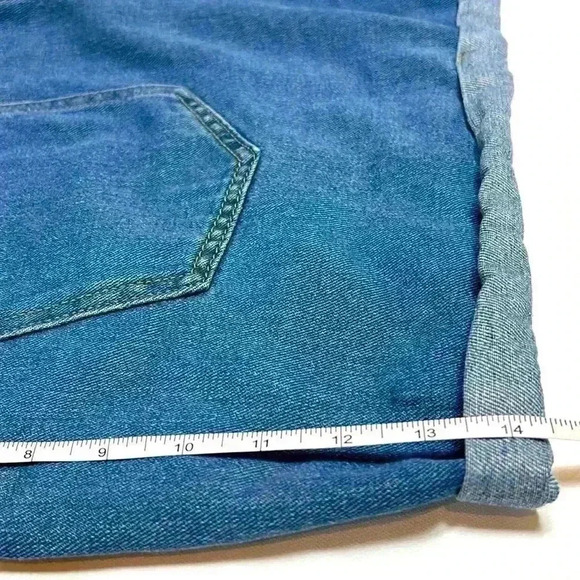 Shein Jean Shorts Embroidered Denim Plus Size 4XL Summer Festival Women's Summer - Picture 5 of 10